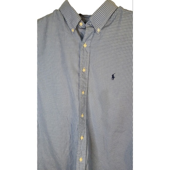 Mens Ralph Lauren Classic Fit Button up Shirt Size XXL 18 Long Sleeves - Picture 1 of 4